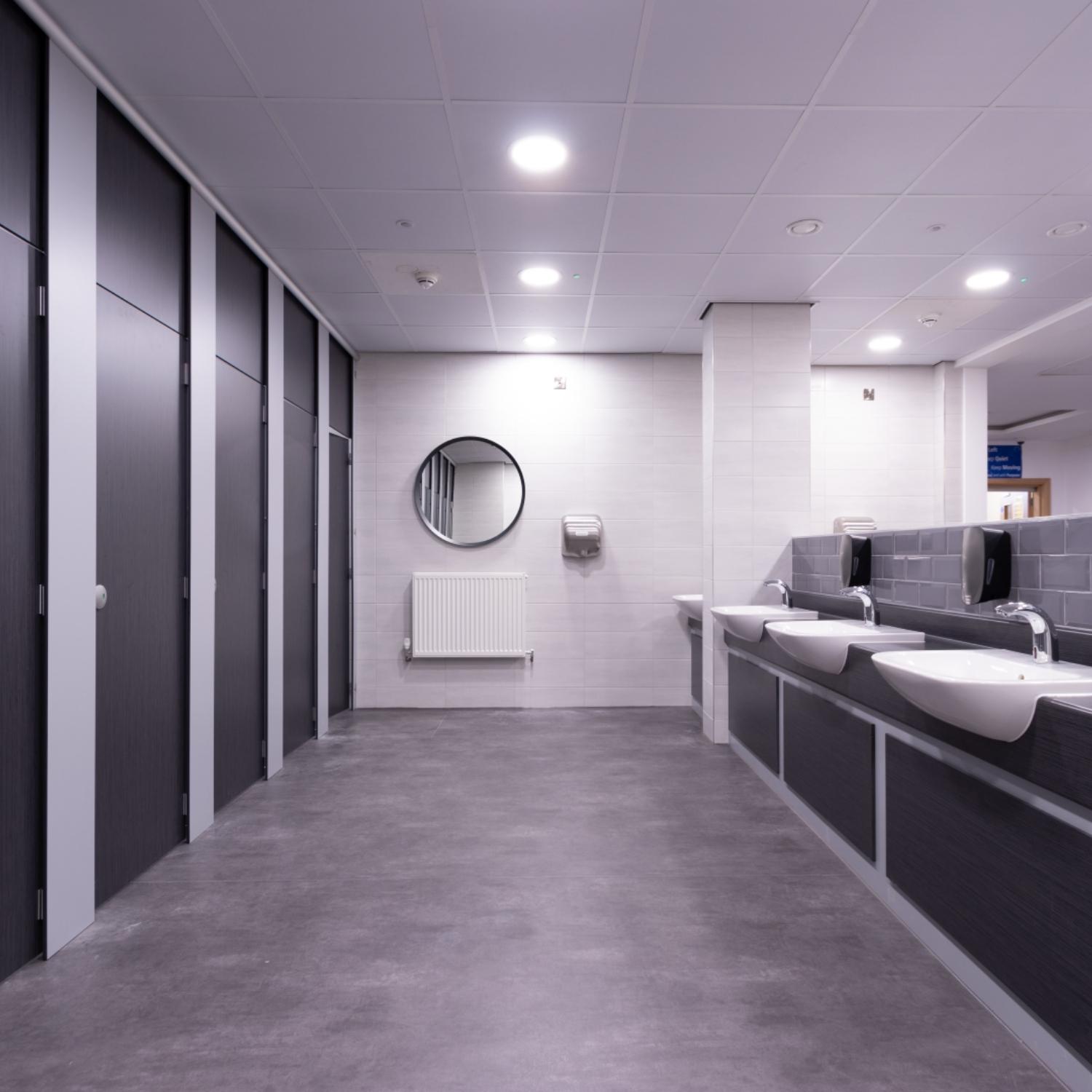 First Gender Neutral Toilet Block Installed At Walthamstow Academy Concept Cubicle Systems