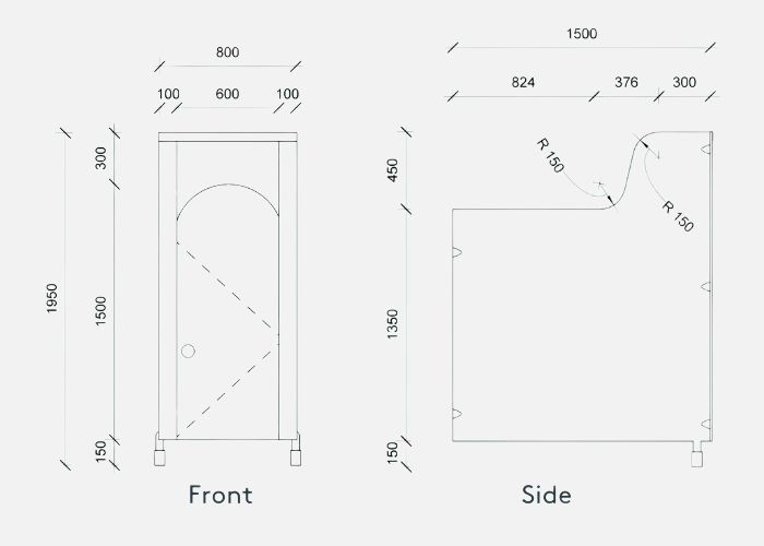 Juno KS3 Cubicle Option - Concept Cubicle Systems